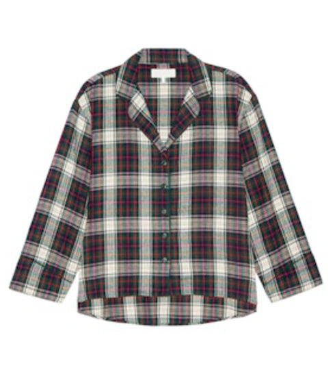 The Flannel Pajama Shirt - Pine Lodge Plaid